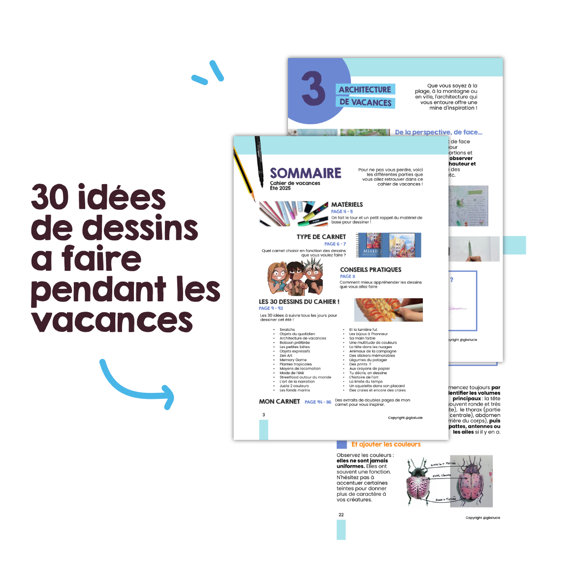 Cahier de vacances 2025