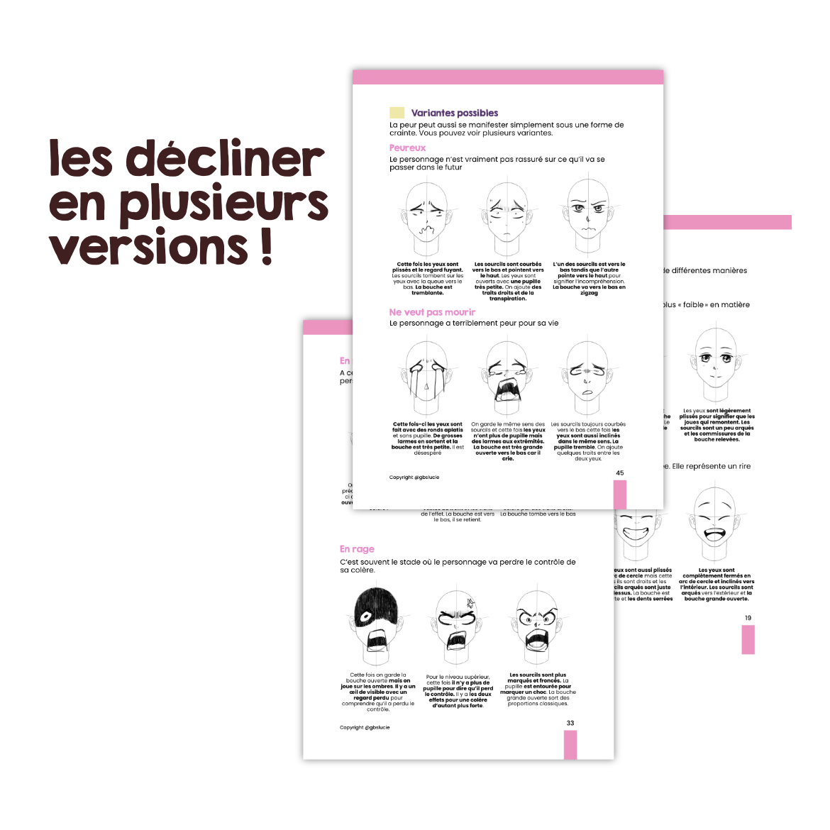 Ebook T1 & T6 : Dessine le visage et les expressions !