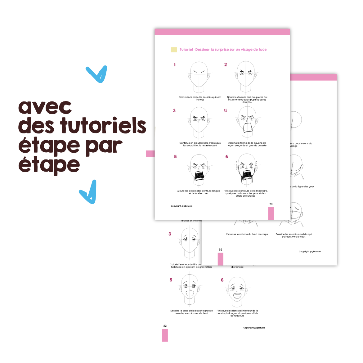 Ebook T1 & T6 : Dessine le visage et les expressions !