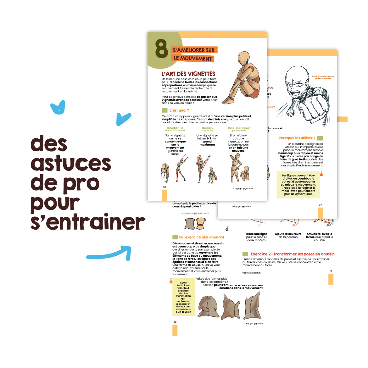 Ebook T4 : Dessiner les poses et le corps en mouvement ( dessin manga & classique )