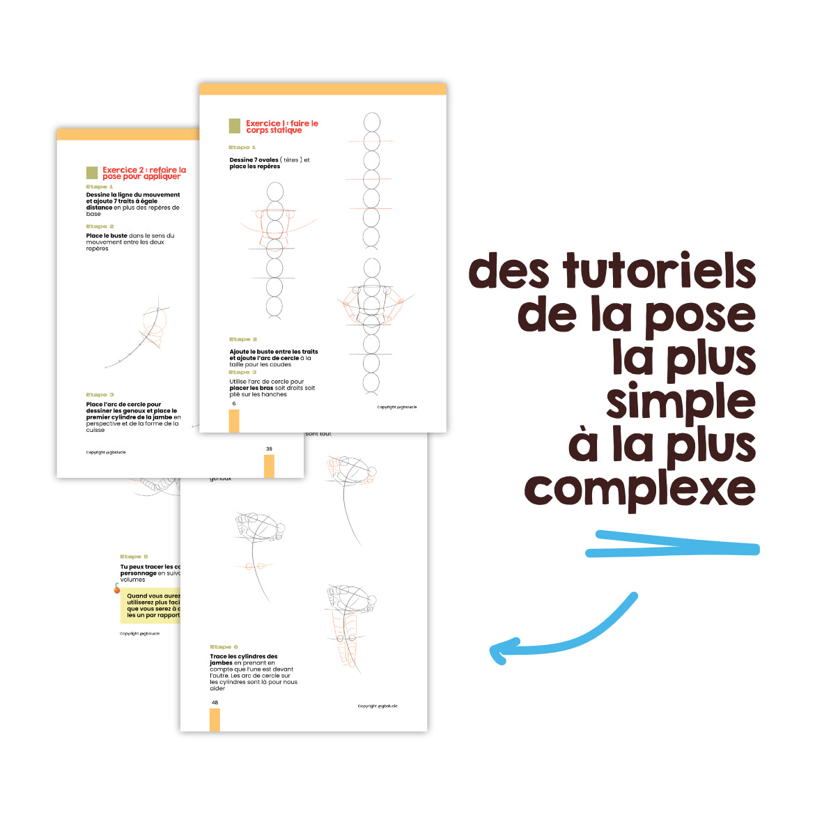 Ebook T4 : Dessiner les poses et le corps en mouvement ( dessin manga & classique )
