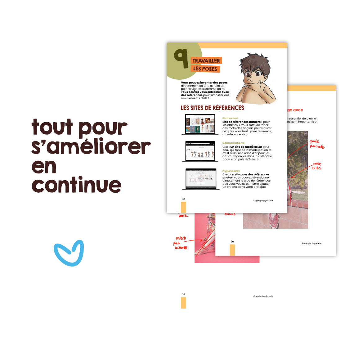 Ebook T4 : Dessiner les poses et le corps en mouvement ( dessin manga & classique )