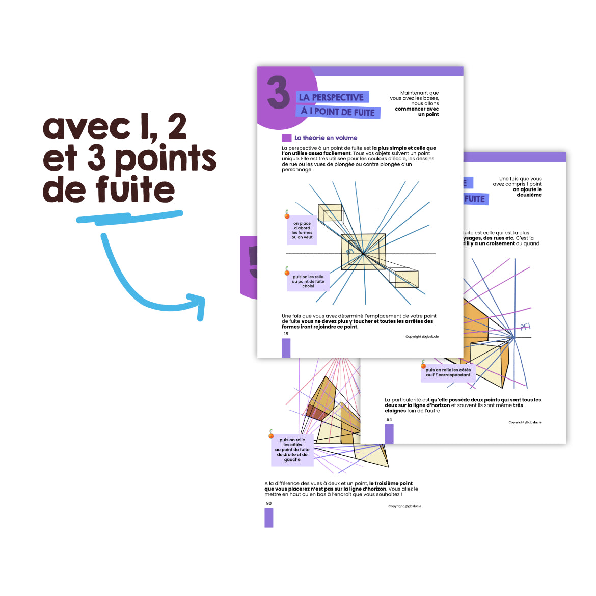 Ebook T3 : La perspective quand on démarre de 0 ( dessin manga & classique )