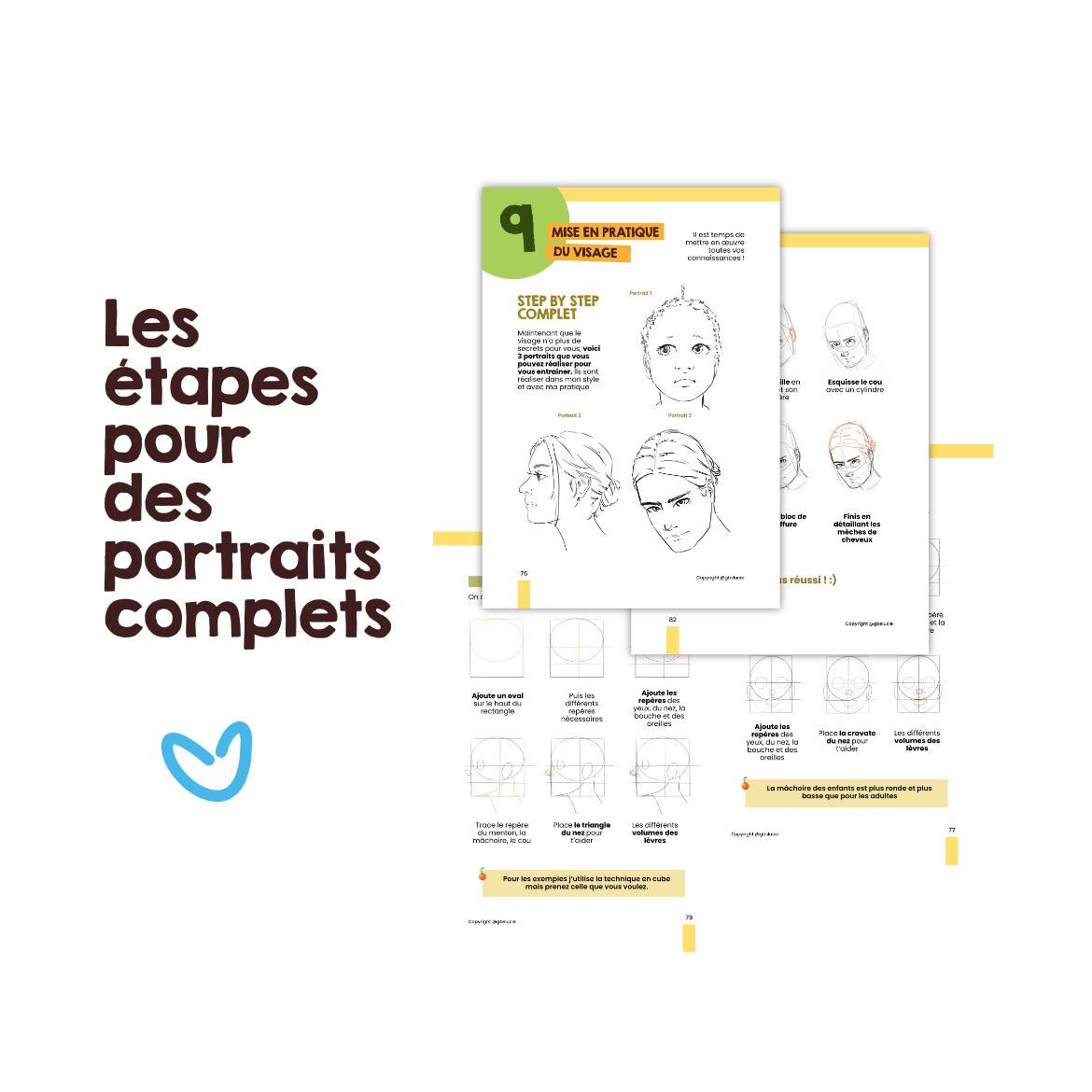 Ebook T1 & T6 : Dessine le visage et les expressions !