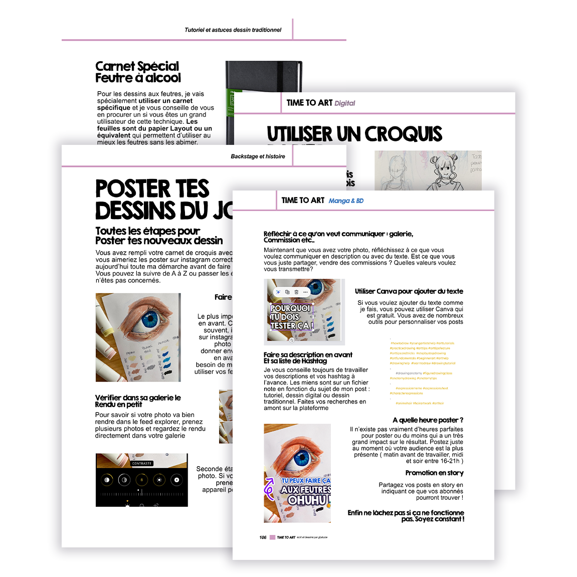 Magazine Dec 2023 - Créer des personnages féminins ( dessin manga & classique )