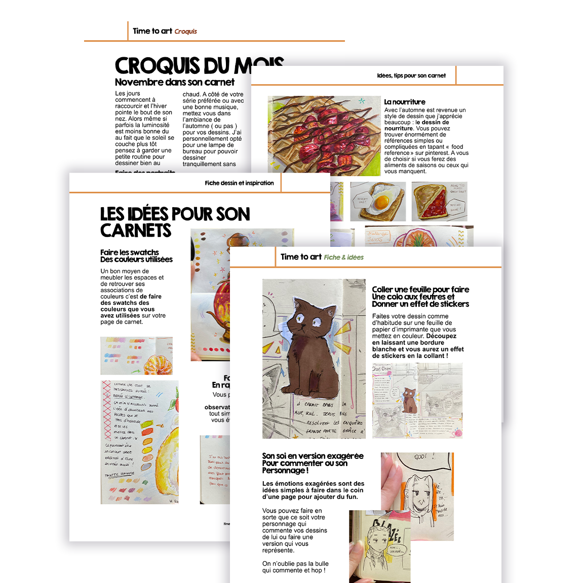 Magazine Nov 2023 - La théorie des couleurs ( dessin manga & classique )