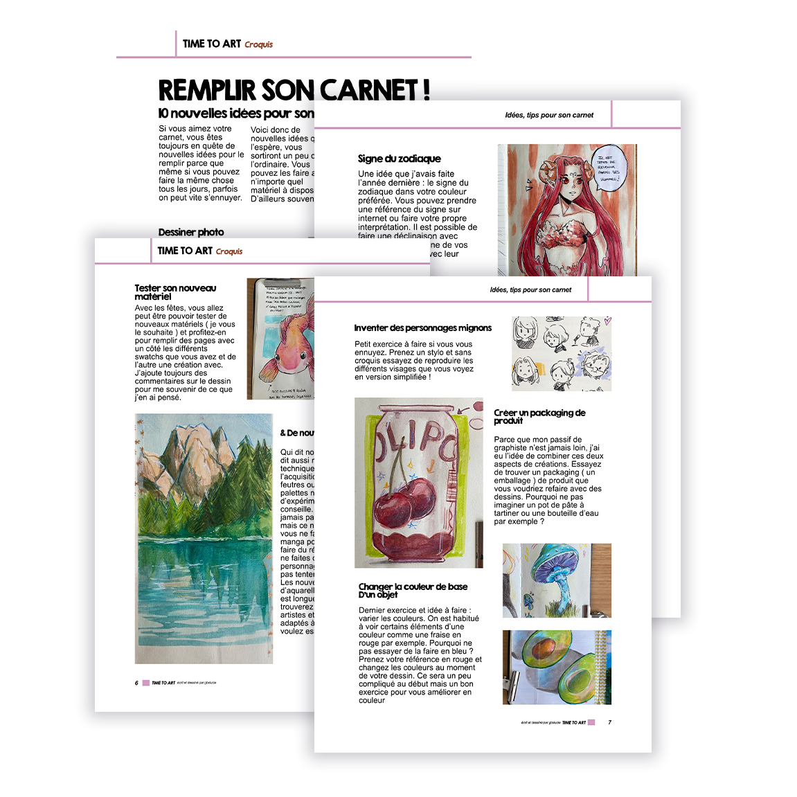 Magazine Dec 2023 - Créer des personnages féminins ( dessin manga & classique )