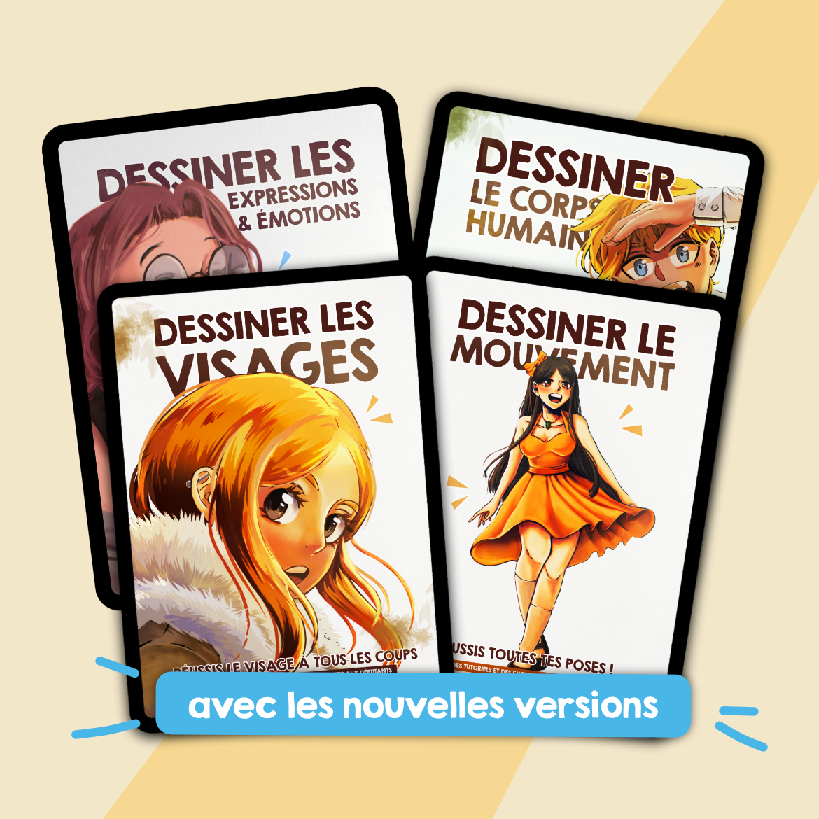 Ebook T1, T2, T4 & T6 : Créer des personnages vivants & expressifs
