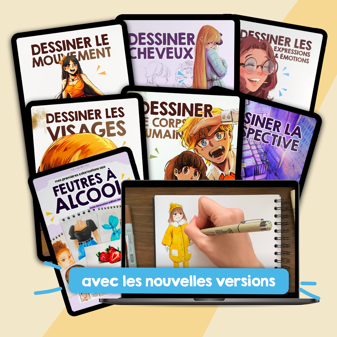 COLLECTION COMPLÈTE EBOOK T1 à T6 et Colo aux feutres à alcool