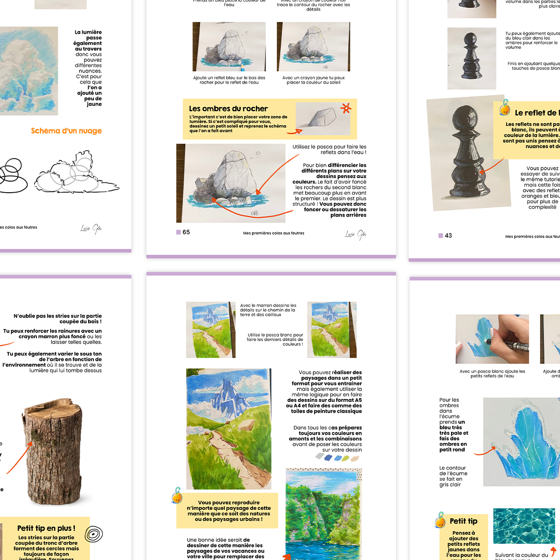 Ebook : Les colos faciles et professionnelles avec tes feutres à alcool !