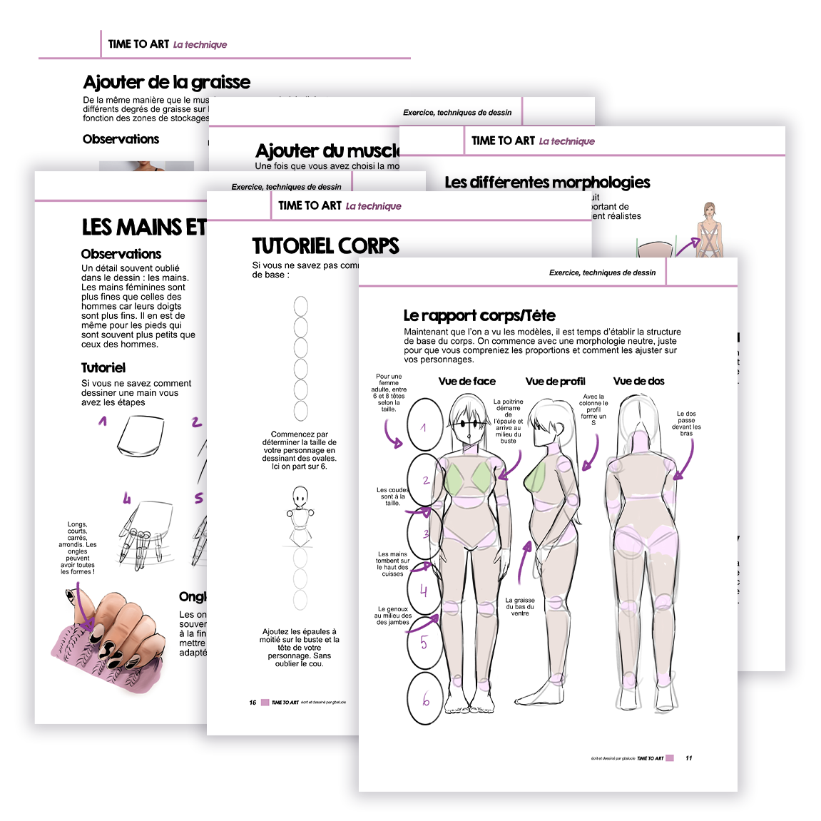 Magazine Dec 2023 - Créer des personnages féminins ( dessin manga & classique )