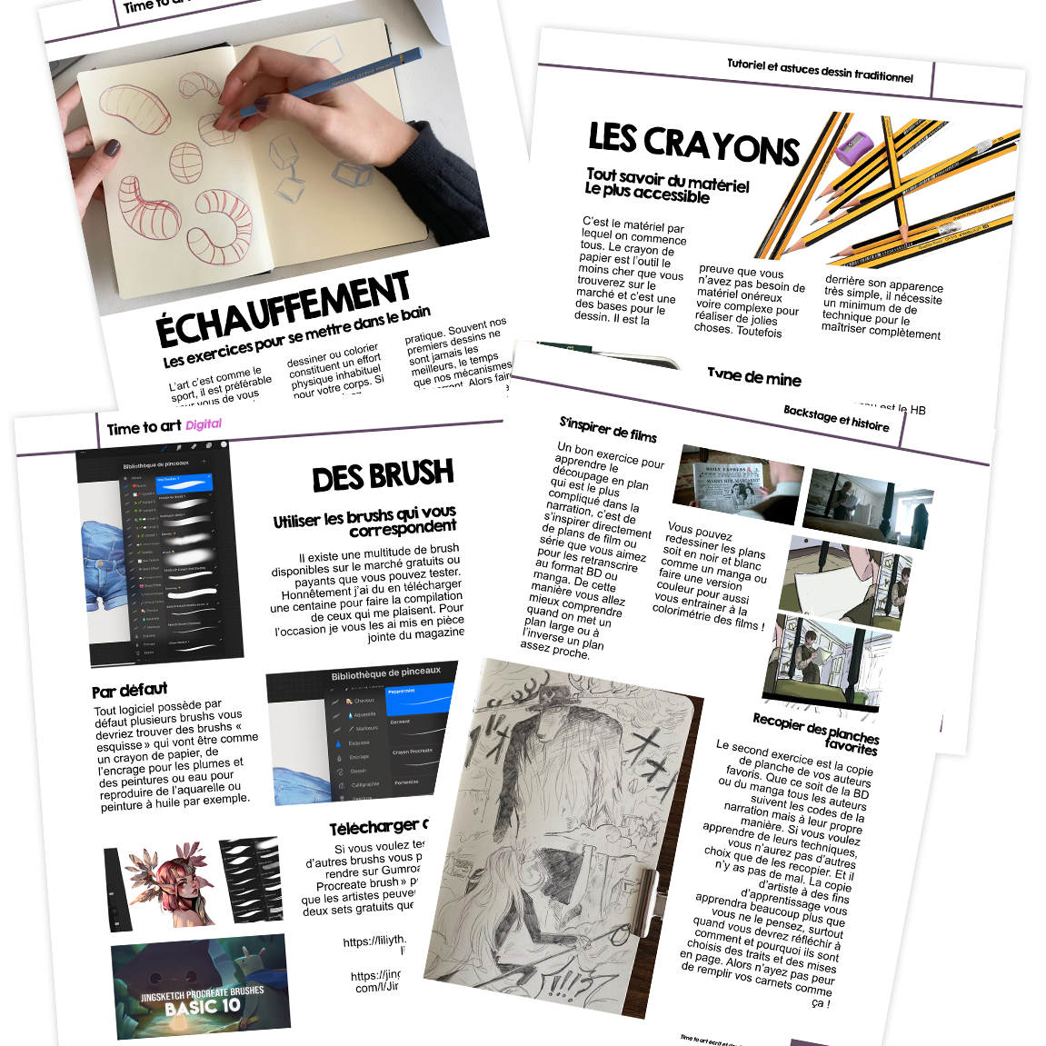 Magazine Oct 2023 - Améliore ta technique aux crayons ! ( dessin manga & classique )