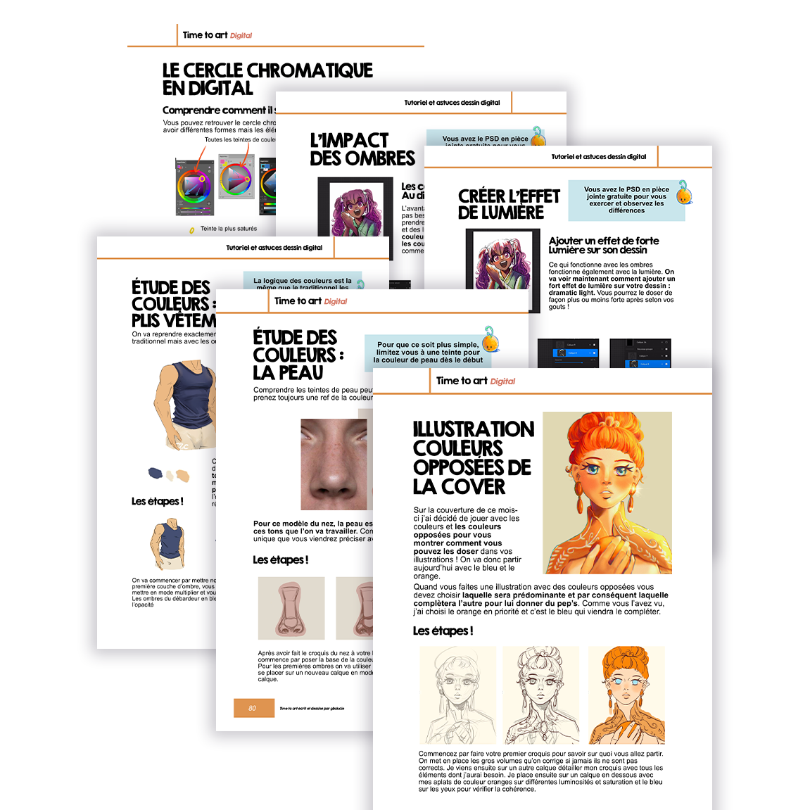 Magazine Nov 2023 - La théorie des couleurs ( dessin manga & classique )