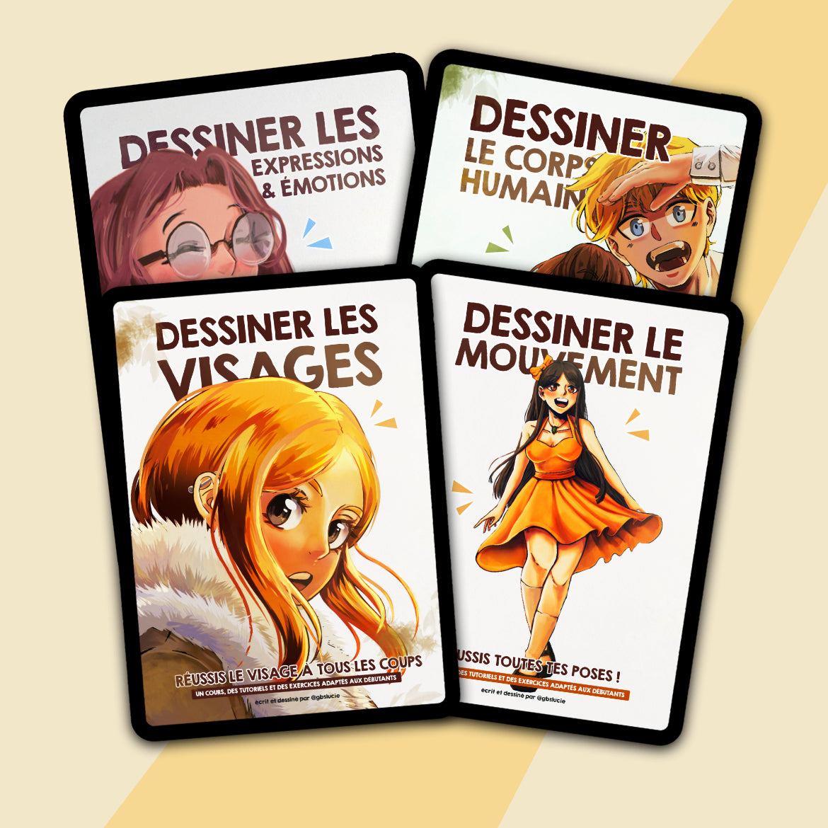 Ebook T1, T2, T4 & T6 :  Créer des personnages vivants & expressifs