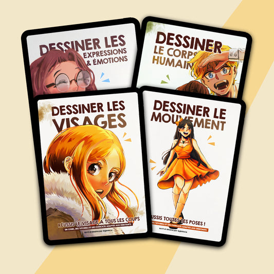 Ebook T1, T2, T4 & T6 :  Créer des personnages vivants & expressifs