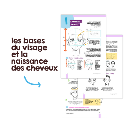 Ebook T5 : Le secret des coupes de cheveux ( dessin manga & classique )
