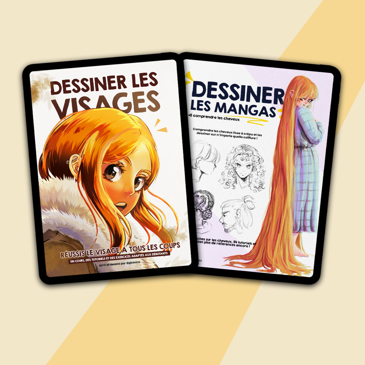 Ebook T1 et T5 : Dessiner les visages et coiffures