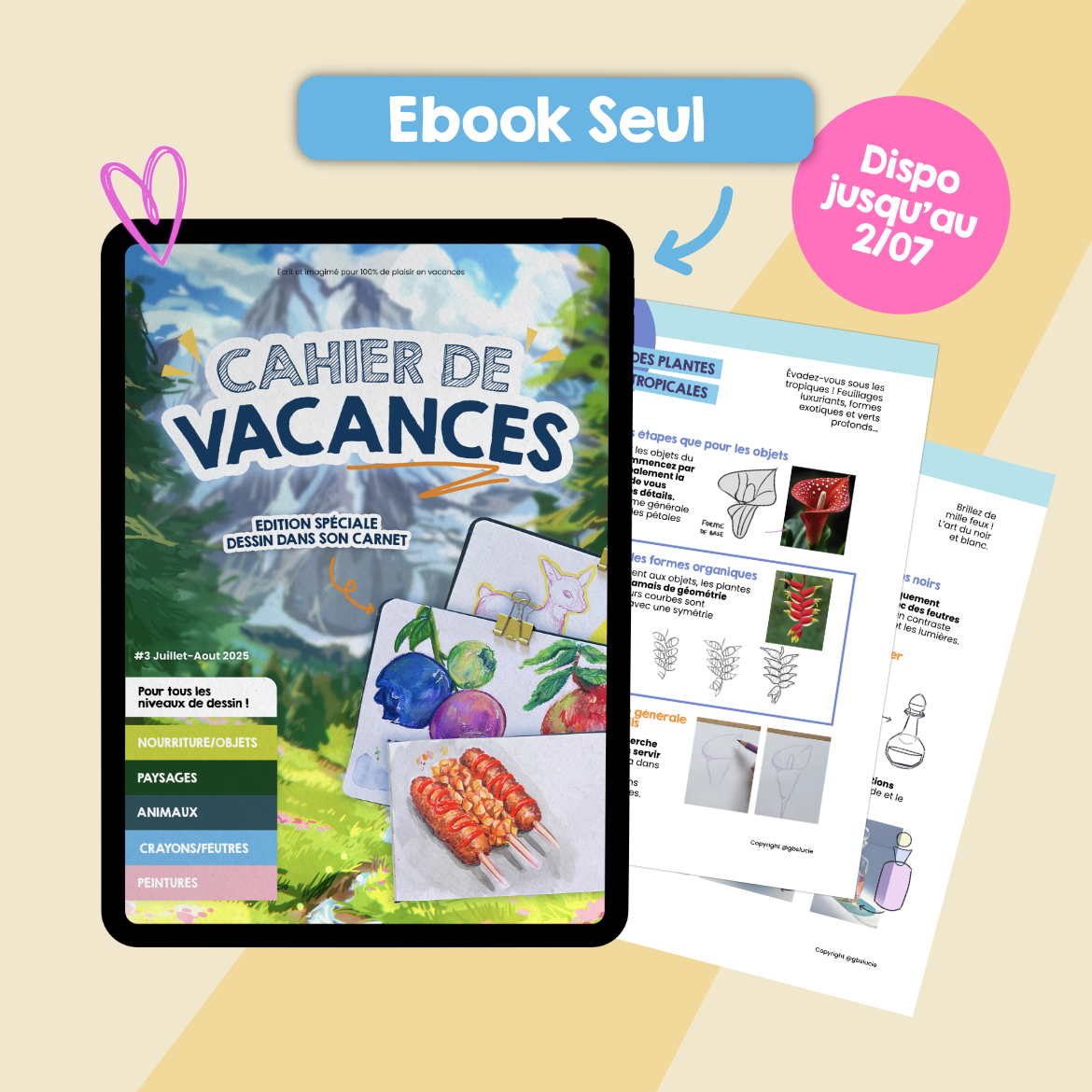 Cahier de vacances 2025