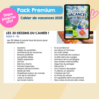 Cahier de vacances 2025