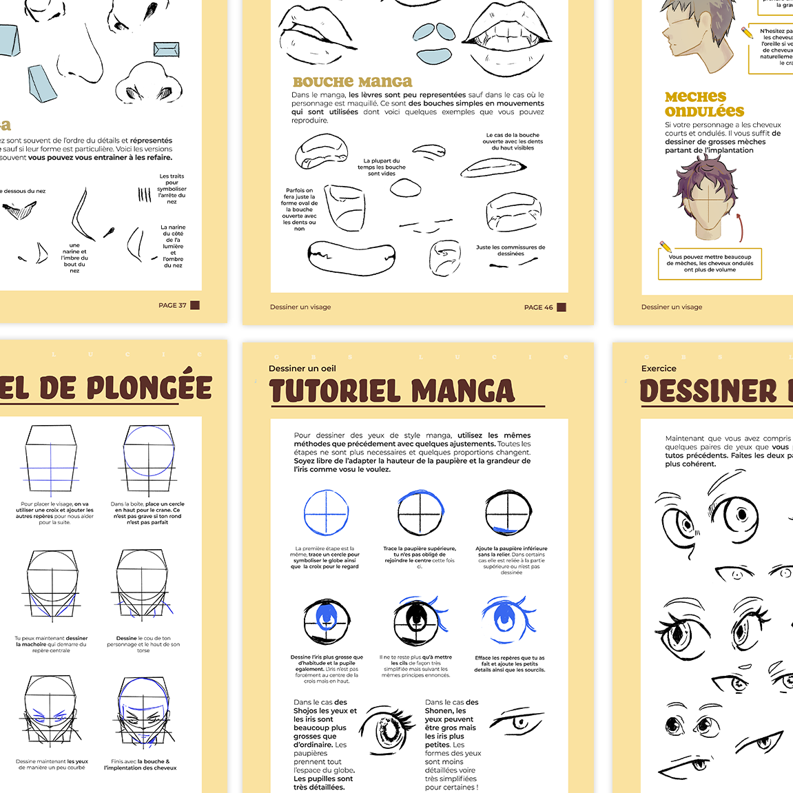 Ebook T1 & T2 : Apprends à dessiner le corps et le visage ( dessin man ...