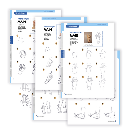 Ebook T2 & Mag Jan 2024 : Tous les secrets du corps Anatomie & Pieds et Main ( dessin manga & classique )