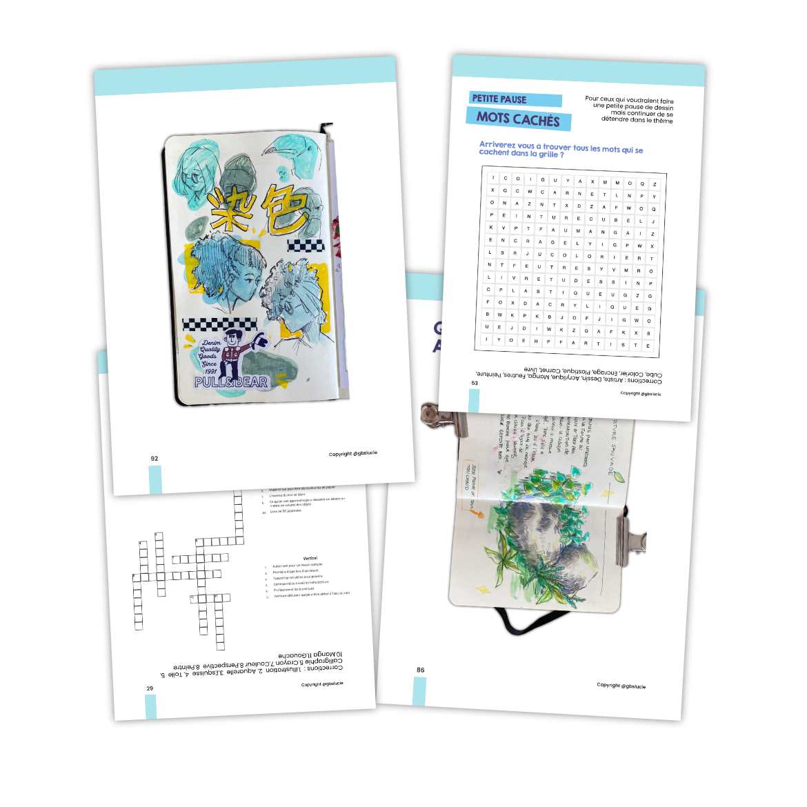 Cahier de vacances été 2024